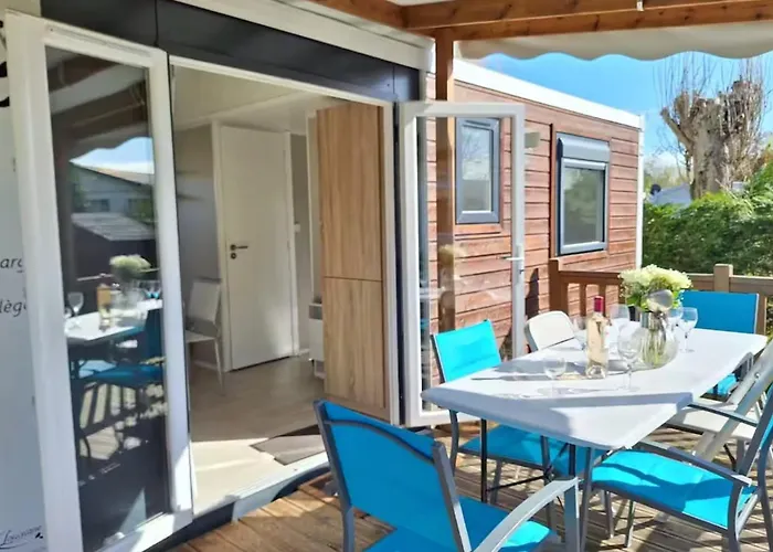 Mobile With Shared Pool In Saint-arnoult Domek alpejski Saint-Arnoult (Calvados)